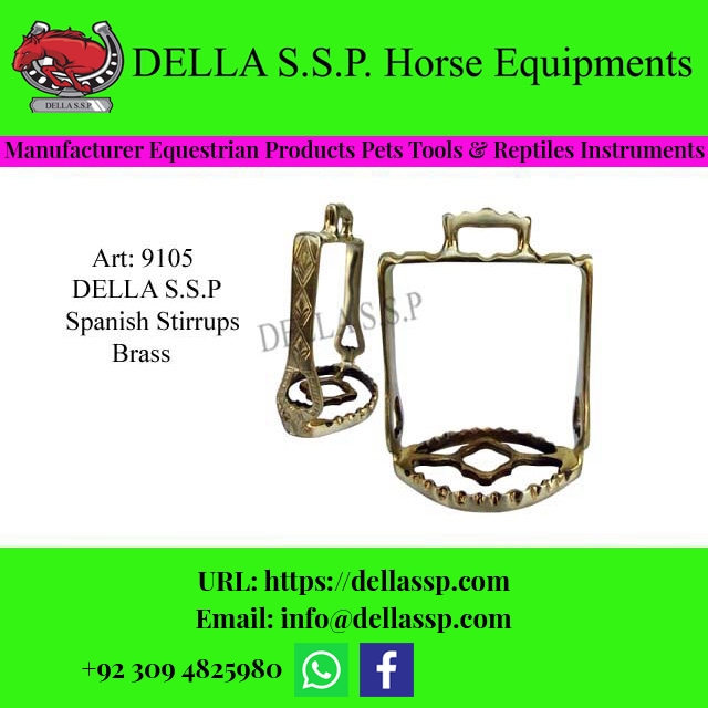 Spanish Stirrups Brass