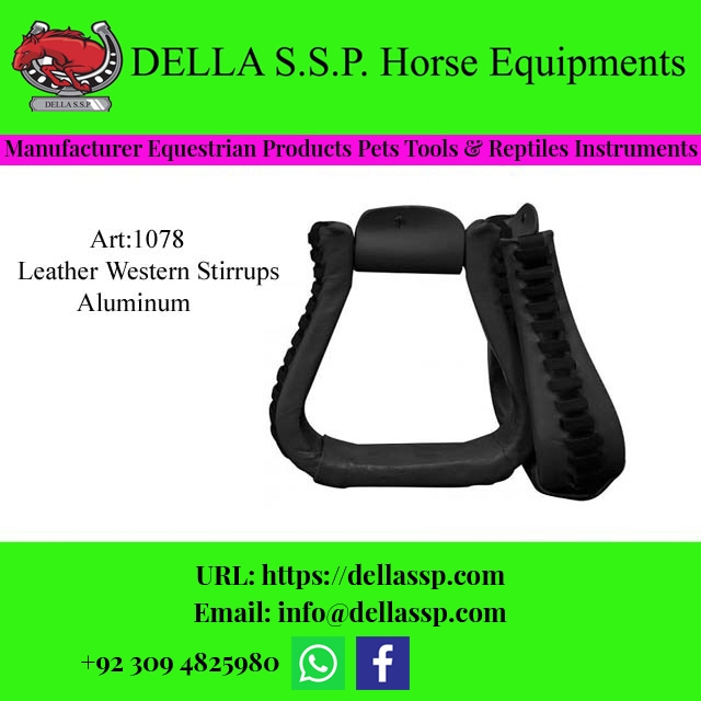 Western Stirrups Leather