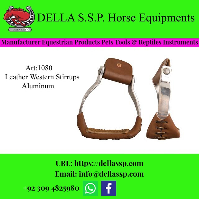 Western Stirrups Leather